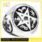 Jingli Jewelry factory wholesale stainless steel pentagram symbol rings, religious star symbol rings (HF-007)
