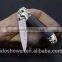 promotion gift of professional folding knife with clip, portable outdoor pocket knife