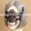 MYLOVE New design black party face lace mask with crystal hot selling MLMJ06