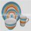 ceramic stoneware dinner set 18pcs chinaware set 18 in gift box manufacture