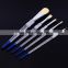 Wholesale Price Professional Acrylic Handle Natural Filbret Bristle Hair Oil Painting Brush Art Paint Brushes Set 5 Piece