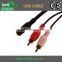 High quality vga rca audio cable and video cable