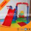 Baby play set indoor plastic slide and swing for sale