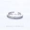 Bali Wedding Ring Crystal Diamonds Engraved Love Custom Wholesale Rings for Engagement Girls