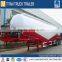 60CBM wheat flour 3 axle truck trailer/Bulk powder and particle tank trailer bulk cement semi-trailer