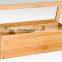 bag tea box with many partitions,accepted customized tea box,cheaper wood tea box