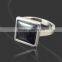 gemstone rings for anniversary for party high quality stainless steel