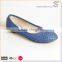 Comfortable fashion flats big size women shoes wholesale