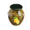 Cracked Purple Olives with Lemon, High Quality 100% Tunisian Table Olives.Cracked Olives with Lemon 370 ml Glass Jar