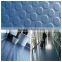 Hotel rubber flame retardant rubber floor by floor color non-slip floor at the airport