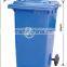 Outdoor plastic dustbin trash can