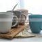 500ml matte ceramic mug with handle