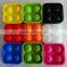 New Round Ice Balls Maker Silicone Tray Four Large Sphere Molds