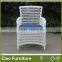 Modern garden coffee shop furniture rattan table and chair set