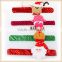 5pcs Santa Claus Slap Bracelet Bangle Christmas Decor Circle Hand Ring Xmas Gift