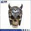 Halloween props Ox horn skeleton resin skull knight