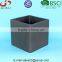 BSCI Audited Factory Grey Sand Surface Square Planter Pot, Garden Ceramic Pot