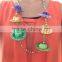 Mardi Gras/ Dionysia promotional hat pendant with beads necklace