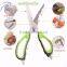 Separable multifunction stainless steel magnetic kitchen scissors fish meat cutting scissor