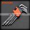 Professional 9PCS Long Ball Point Hex Key Wrench