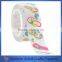 Character colorful printed logo stretch grosgrain ribbon