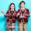 Custom new design high quality primary school uniform for girls and boys