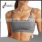 Sports bras melange fabric for women with elastic for back