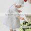 2017 latest western style kids stripe clothing wholesale cotton frock design baby linen dress