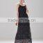 Fashion Crochet Knitting Dress Pattern Free Maxi Ladies Strapped Dress SR-D9788