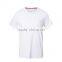 Men's wholesale 100% cotton tshort custom plain white organic casual T-shirt