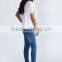 Ladies fashion Skinny Jeans 2016 High Quality Ripped Denim Jeans