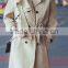 Runwaylover EY0990C Hot Sale 2016 Women Double Breasted Trench Coats With Belt