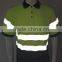 Hi Vis short sleeve safety reflective shirt two-tone generic tape birdeye security polo shirt