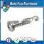 Made in Taiwan Self Tapping Self Drilling Screw with Raised Head Philips DIN 7504N Steel Case Hardened White Zinc Plated