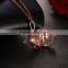 new design brass Pregnant Ball Locket Sweater Necklace with Sponge teardrop shape charms