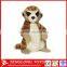 Hot selling soft and cuddly custom stuffed mongoose toy plush meerkat toy