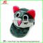 cartoon coin purse bag shape plush animal hat with zip