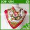 Latest comfortable digital print colorful JOHNIN brand square silk satin scarves