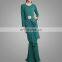 new arravial elegant green baju kurung peplum dress