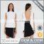 Nice Design lady tops red color women backless indian sexi blouse designs Ladies