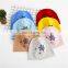 New design cute baby cotton caps snowflake printing