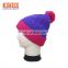 Custom pom pom beanie /knitted hat with custom label