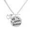 Wholesale cheap custom shape silver metal dog tag