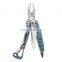 top quality European foldable durable multi tool with stainless steel body and removable poket clip