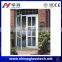 CE certificate easy installment tinted glass aluminum profile hinges swing casement door