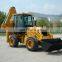 Chinese multi-use backhoe loader,front loader and backhoe digger
