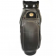 Black high end enamal leather golf club bag