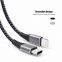 KAL020 023 PD 3A Fast Charger Cable Lightning to Type C Nylon Braided Data Cable for iphone 8 X Xr