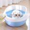 Large Small Size Semi-closed Cat Litter Box Pan Anti-splash Poop Toilet Cat Litter Tray Box