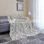 Plain Style and 100% Polyester Material sofa blanket
